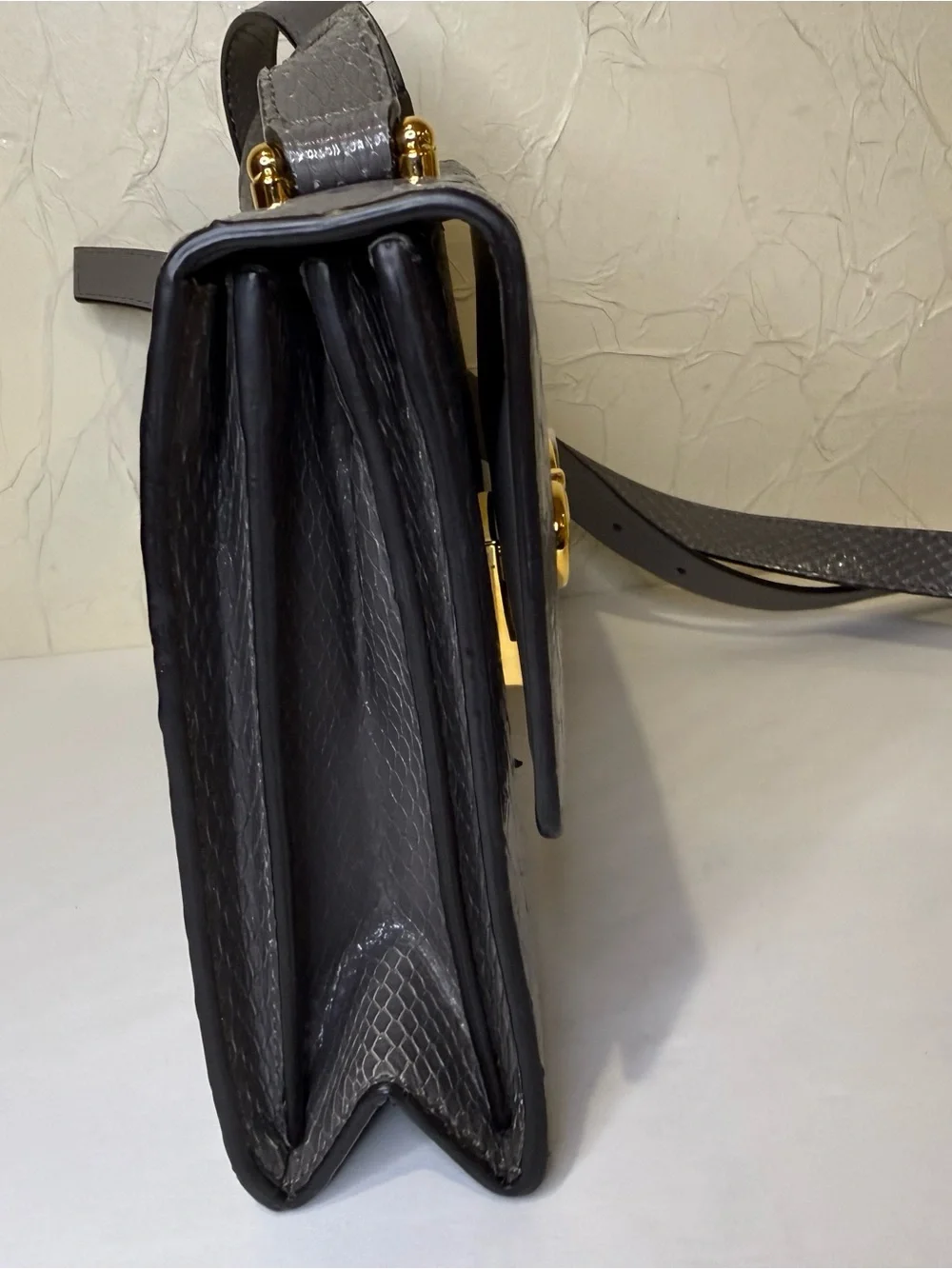 Gucci structured gray